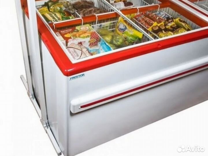 Морозильник бонета красный