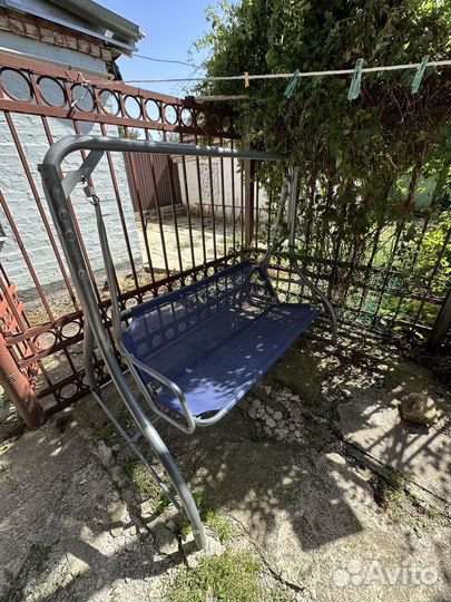 Садовые качели бу