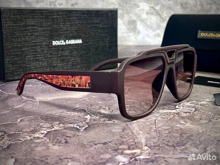 Очки мужские dolce gabbana коричневые