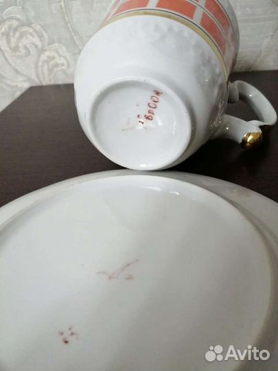 Чашка с блюдцем лфз