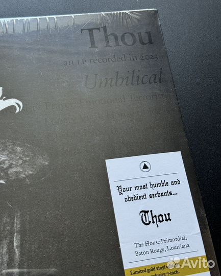 Винил Thou - Umbilical LP + 7 inch