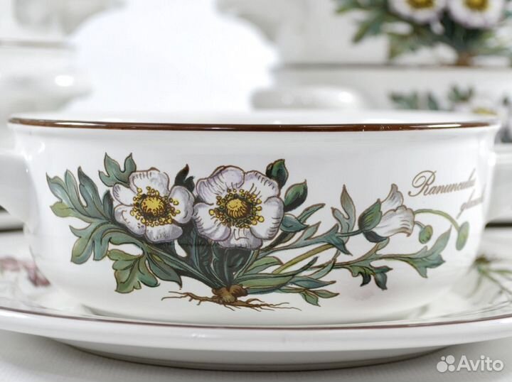 Botanica Villeroy Boch бульонницы тарелка