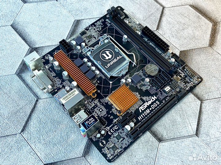 Материнская плата 1151 ASRock H110M-DGS