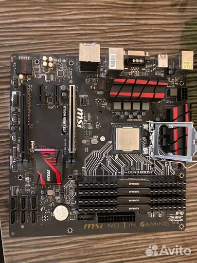 Связка MSI B150M night ELF intel core i5 6600