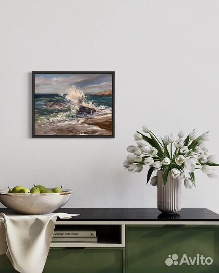 Картина море маслом odeart