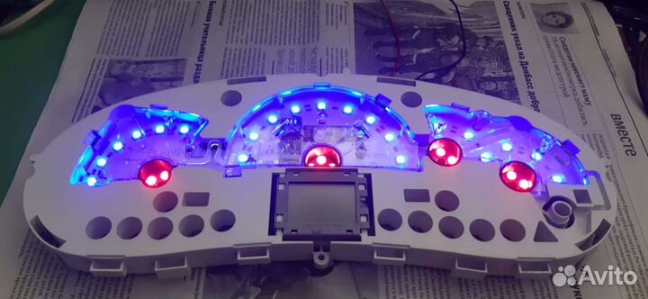 Платы для пересвета приборной панели ваз RGB