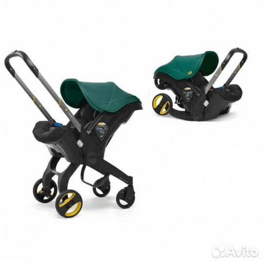 Коляска-АВТОКРЕСЛО FOO FOO 4В1 (изумрудная)