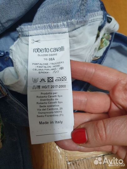 Джинсы для девочки 104 -134 Roberto Cavalli