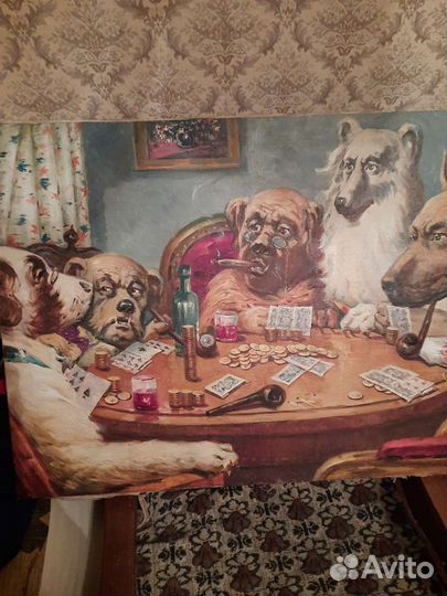 Картина маслом на холсте на подрамнике