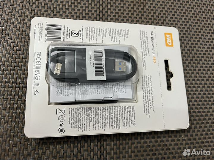 Внешний SSD Western Digital Elements SE 480GB