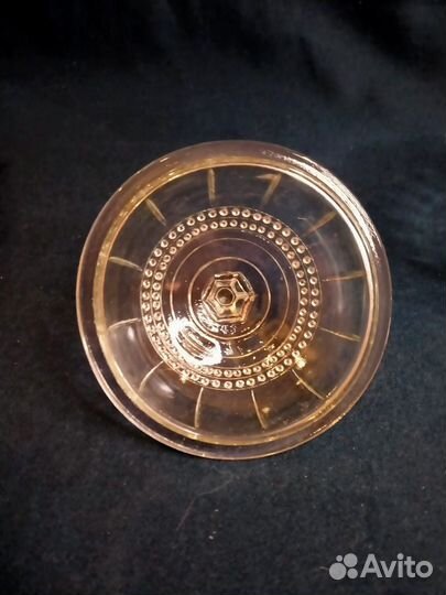 Сахарница/вазочка с крышкой стекло