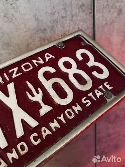 Американские автомобильные номера оригинальные