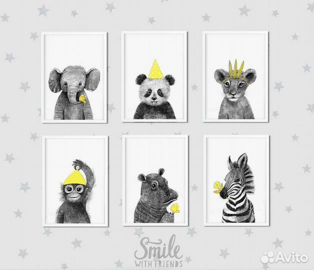 Постеры Икеа Картины для детской