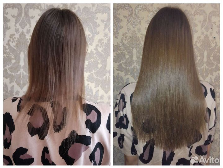 Наращивание волос на дому