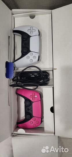 Sony playstation 5+2джойстика+наушники+12игр