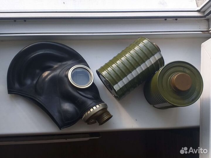 Противогаз гп-5 СССР с фильтрами