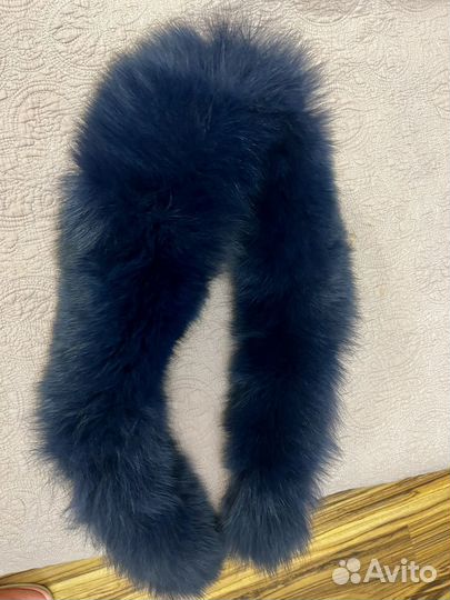 Меховой воротник из песца