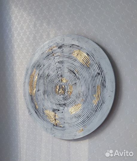 Картина с рельефом. Текстурная абстракция