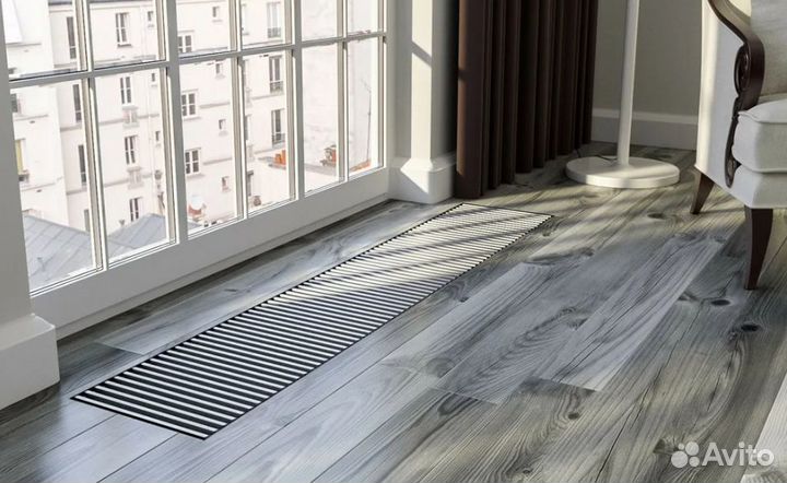 Конвектор внутрипольный rommer RCN 120*200*1000