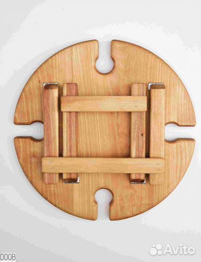 Деревянный столик для 4х бокалов оптом