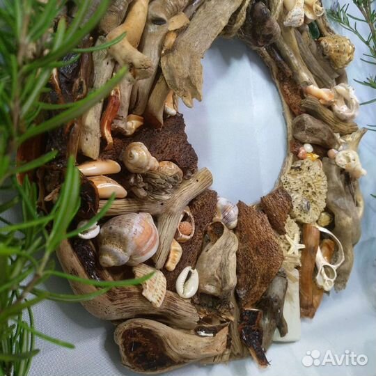 Венок- панно дрифтвуд арт