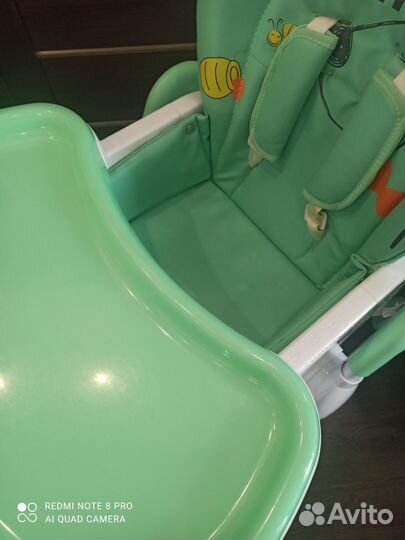 Стульчик для кормления Babyton Happy Animals Green