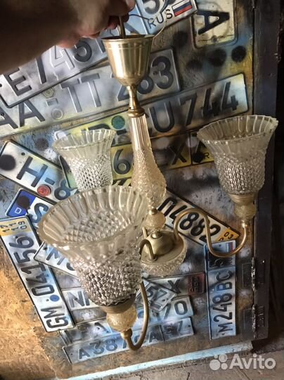 Хрустальная люстра СССР