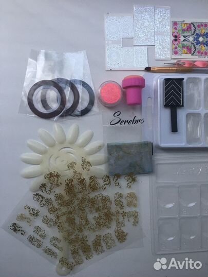 Верхние формы, слайдеры, палитра, дотс