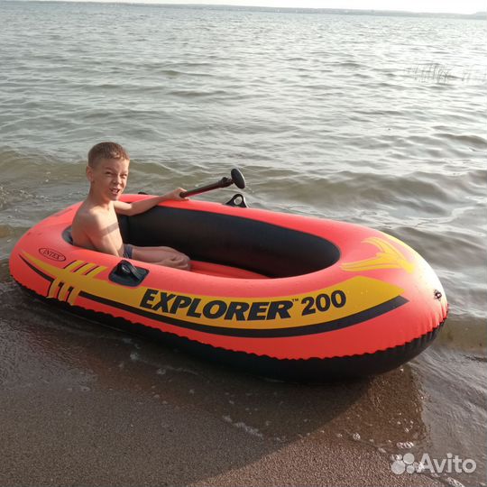 Надувная лодка детская двухместная