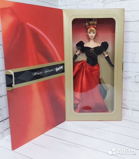 Winter Splendor barbie, Avon, 1998, China