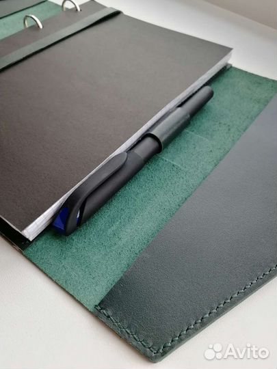 Ежедневник/Блокнот А5, нoвый, натуральная кожа