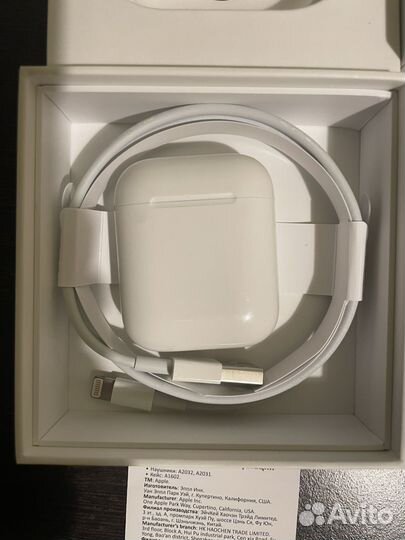 Наушники apple airpods 2