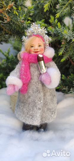 Игрушка из шерсти ватная игрушка