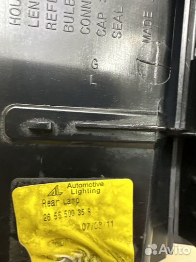 Фонарь задний Renault Duster 1