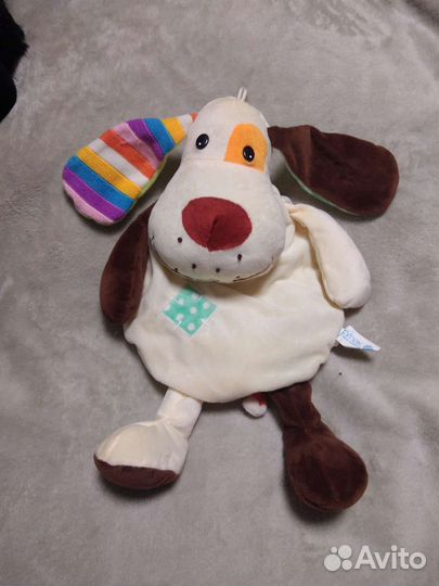 Мягкая игрушка собака с замочком