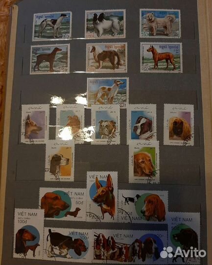 Альбом с марками времен СССР