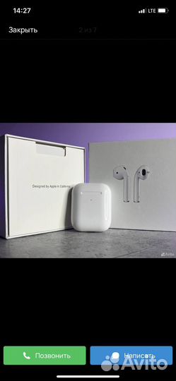 Airpods 2 оригинал