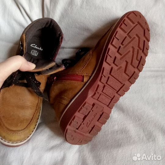 Ботинки кожанные Clarks, р. 32