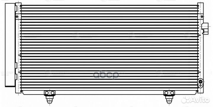 Радиатор кондиционера Forester S12 (08) 2.0i/2