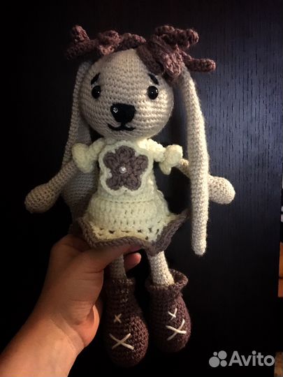 Зайка ручной работы