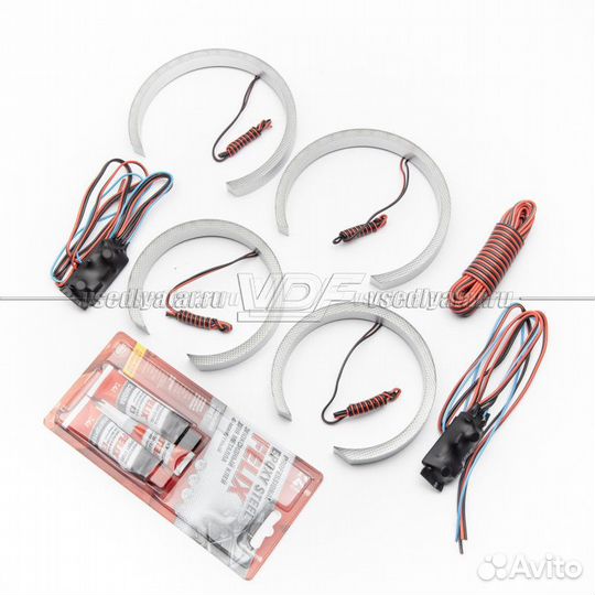 Светодиодные Ангельские глазки BMW X5 E53 Рестайли