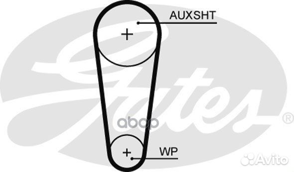 Комплект ремня грм с помпой gates KP15683XS2 KP