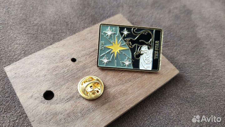 Брошь карта Таро Звезда