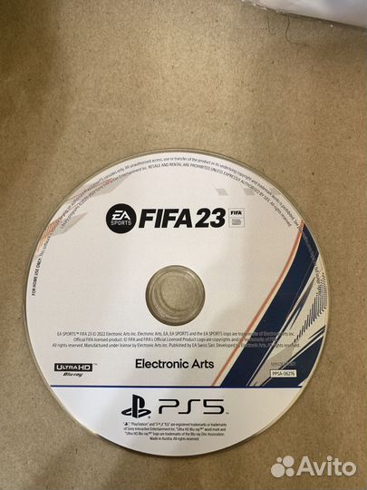 Fifa 23 ps5 диск