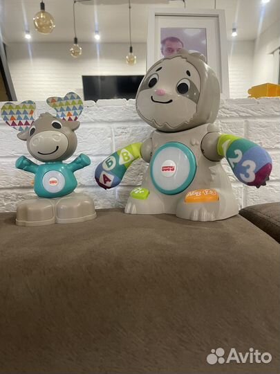 Музыкальный лось fisher price