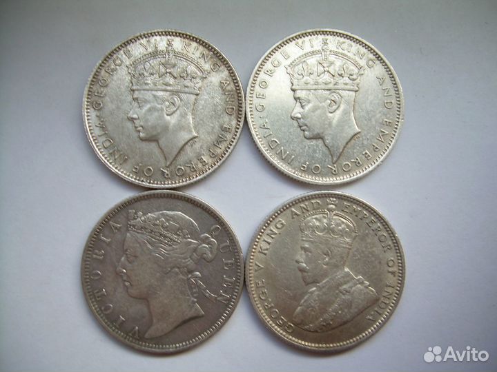 Брит.:Маврикий, Родезия, юар, Гвиана, Кипр серебро