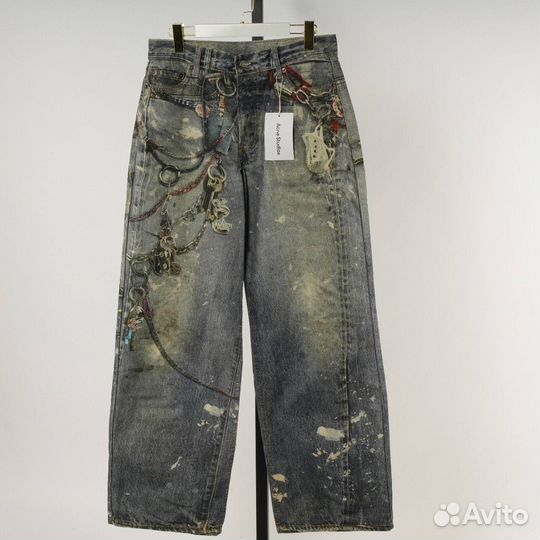 Acne studios dirtyfit джинсы