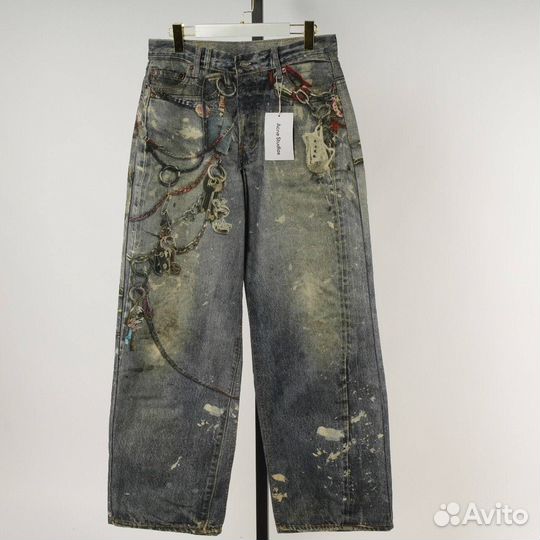 Acne studios dirtyfit джинсы