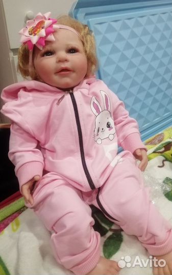 Кукла Реборн 55см(вены)