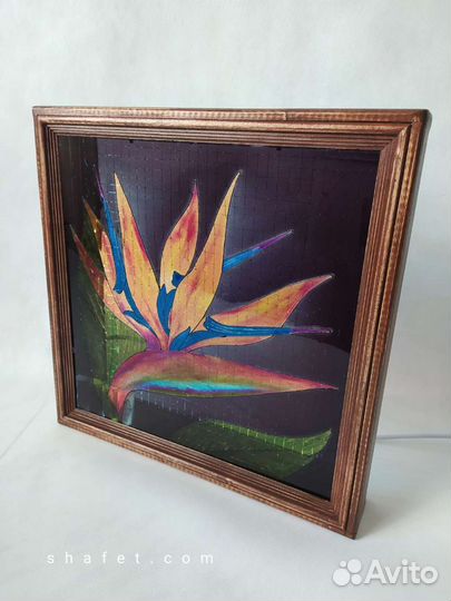 Копилка -светильник Стрелиция для винных пробок